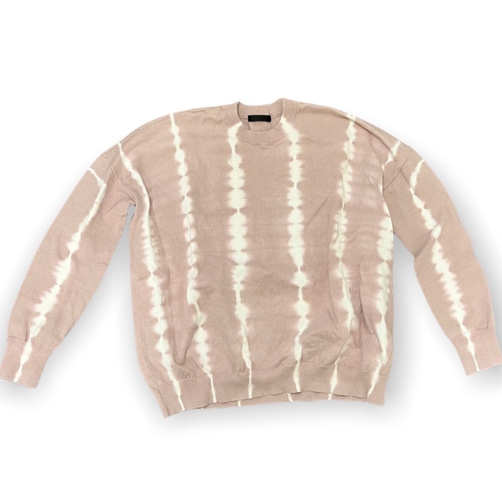 ATM Dusty pink tie dye pullover sweater s/p
